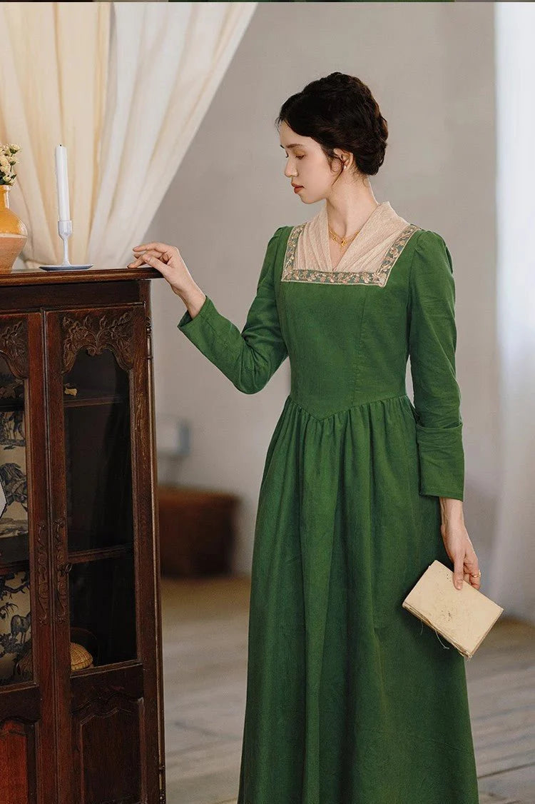 Royalcore Square Collar Dress