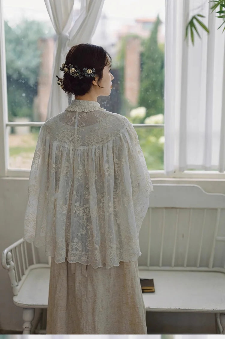 vintage top vintage blouse cottagecore top blouse cottagecore clothing fairycore clothing period drama clothing
