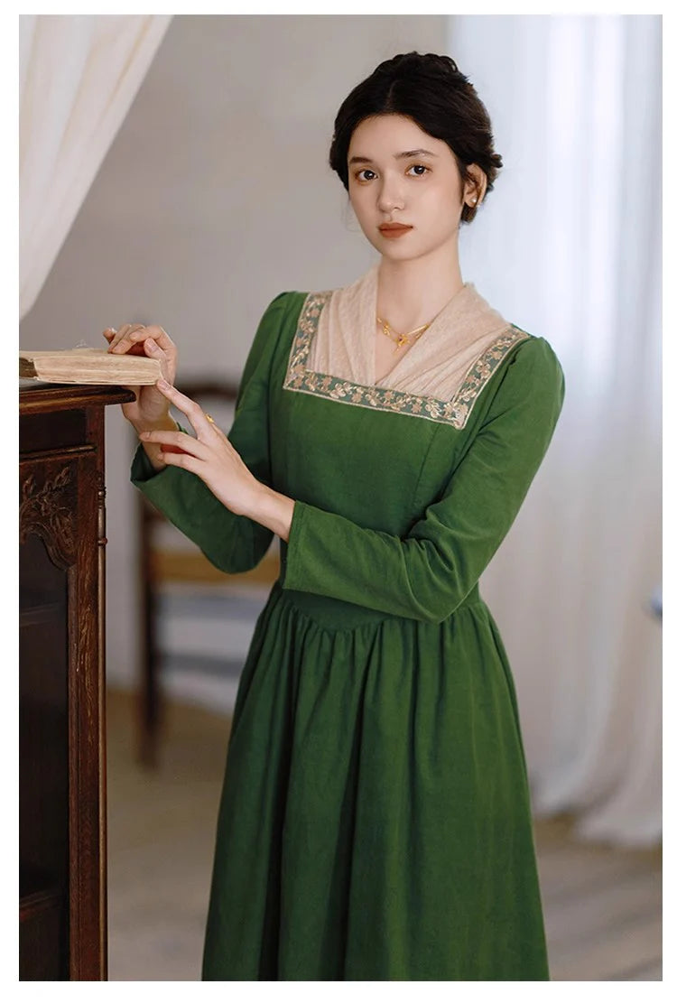 Royalcore Square Collar Dress