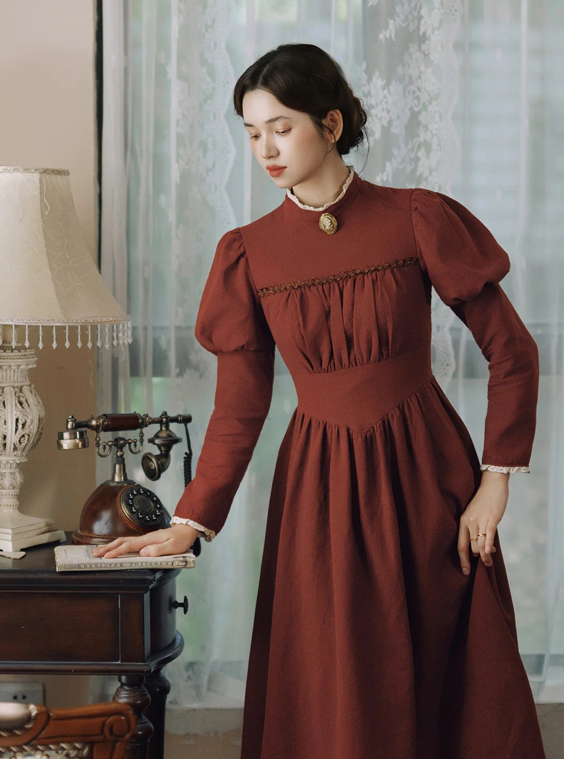 vintage dress cottagecore dress period drama dress edwardian dress