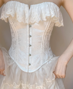 vintage corset victorian corset handmade corset bustier top bodice