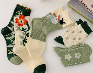 socks cottagecore fairycore socks