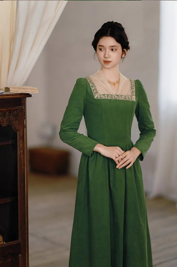 Royalcore Square Collar Dress