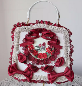 vintage hand bag purse fairycore bag purse Rococo Style bags