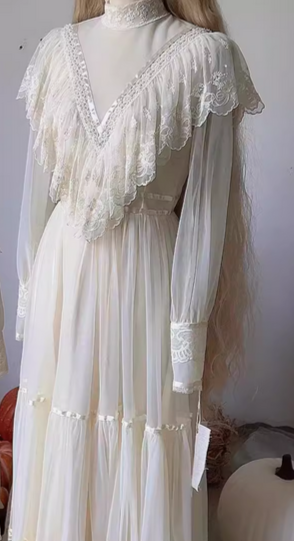 Gunne Sax Remake Bridal Dress Children's size -Size 9 / White I Retro Fairy Gunne Sax Remake Bridal Dress Children's size -Size 9 / White I Retro Fairy