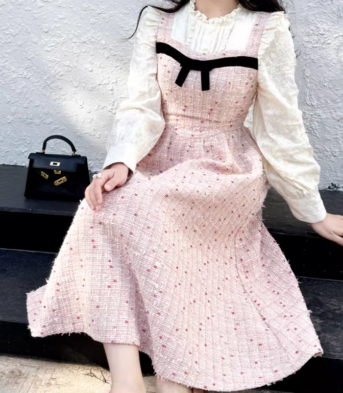 vintage dress parisian dress 1930s 1940s 1950s dress coquette dress