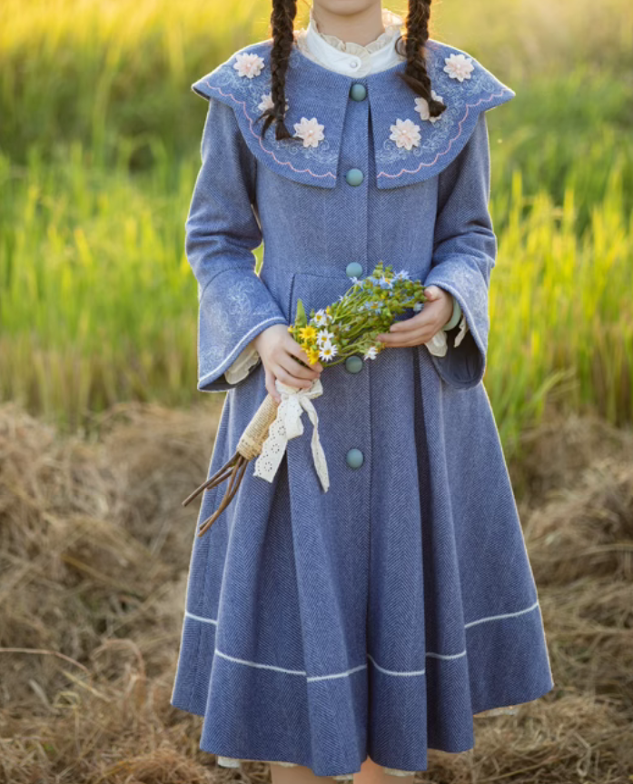 vintage coat winter coat cottagecore clothing fairycore clothing