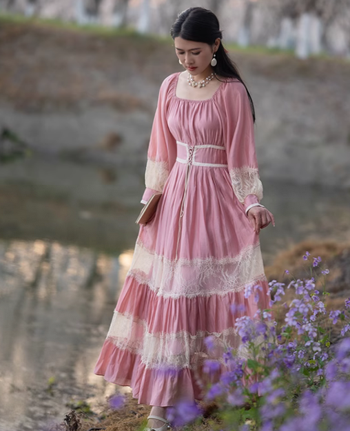 Gunne Sax Remake Dreamy Prairie Sakura Dress