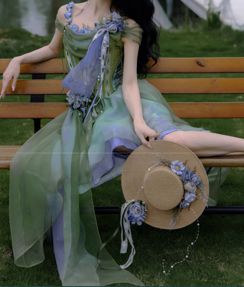 fairycore outfit vintage corset corset top cottagecore clothing