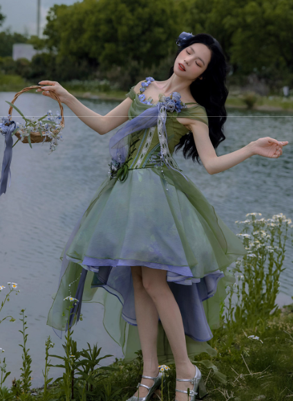 fairycore outfit vintage corset corset top cottagecore clothing
