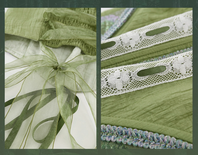 Fairycore Forset Fairy Corset Top & Skirt