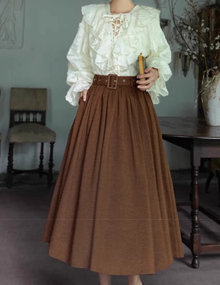 vintage outfit light academia dress lolita blouse edwardian blouse