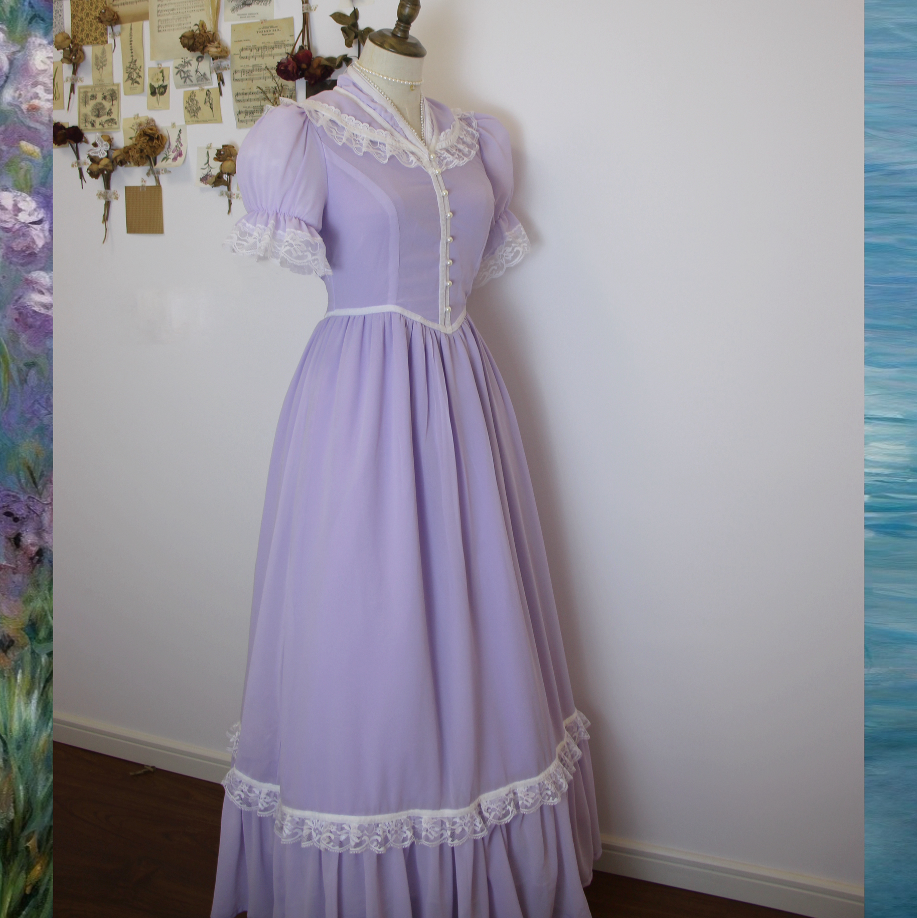 vintage dress cottagecore dress 1970s dress 50s dress prairie dress gunnesax dress lolita dress kawaii dress victorian dress edwardian dress 1900s dress gothic dress dark academia gunnesax dress laura ashley dress