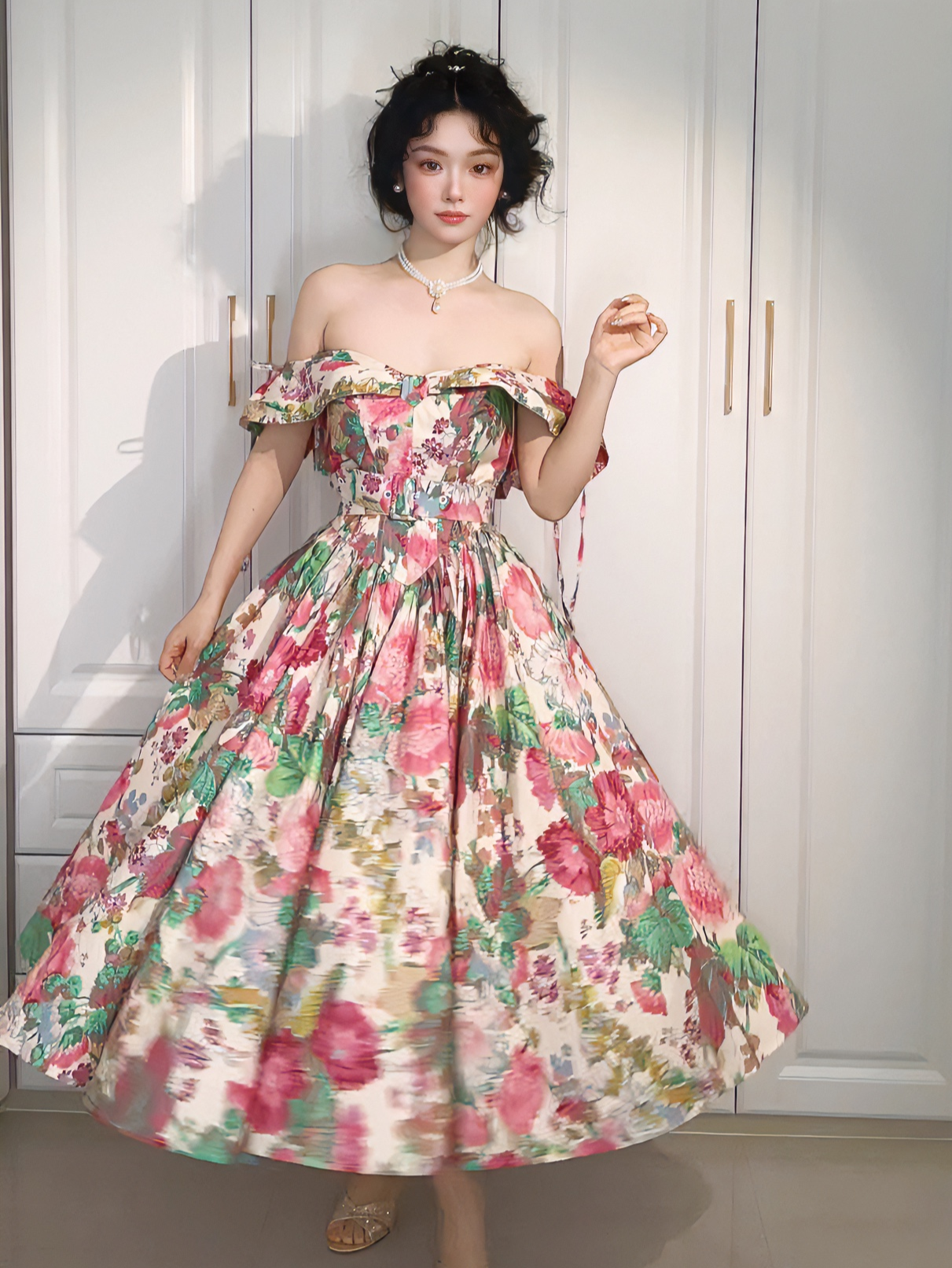 Laura Ashley Remake Floral Swing Dress Xs I Retro Fairy Laura Ashley Remake Floral Swing Dress Xs I Retro Fairy