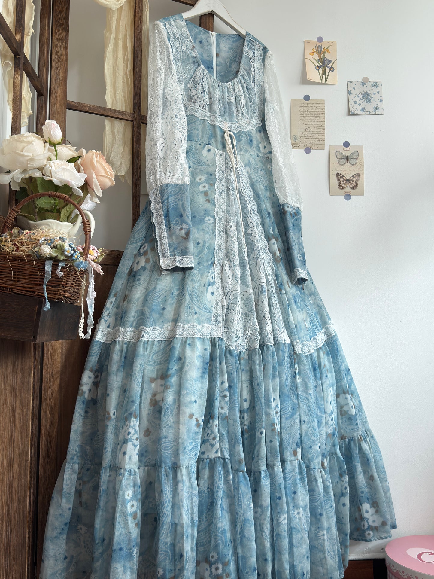 Gunne Sax Remake Floral Nile Princess Dress [Last Chance]