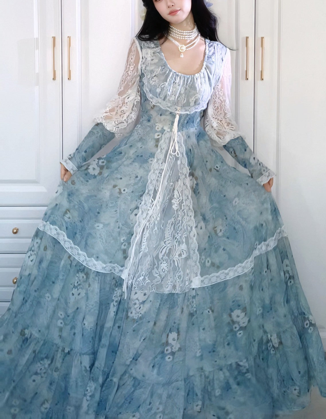 Gunne Sax Remake Floral Nile Princess Dress [Last Chance] – Retro