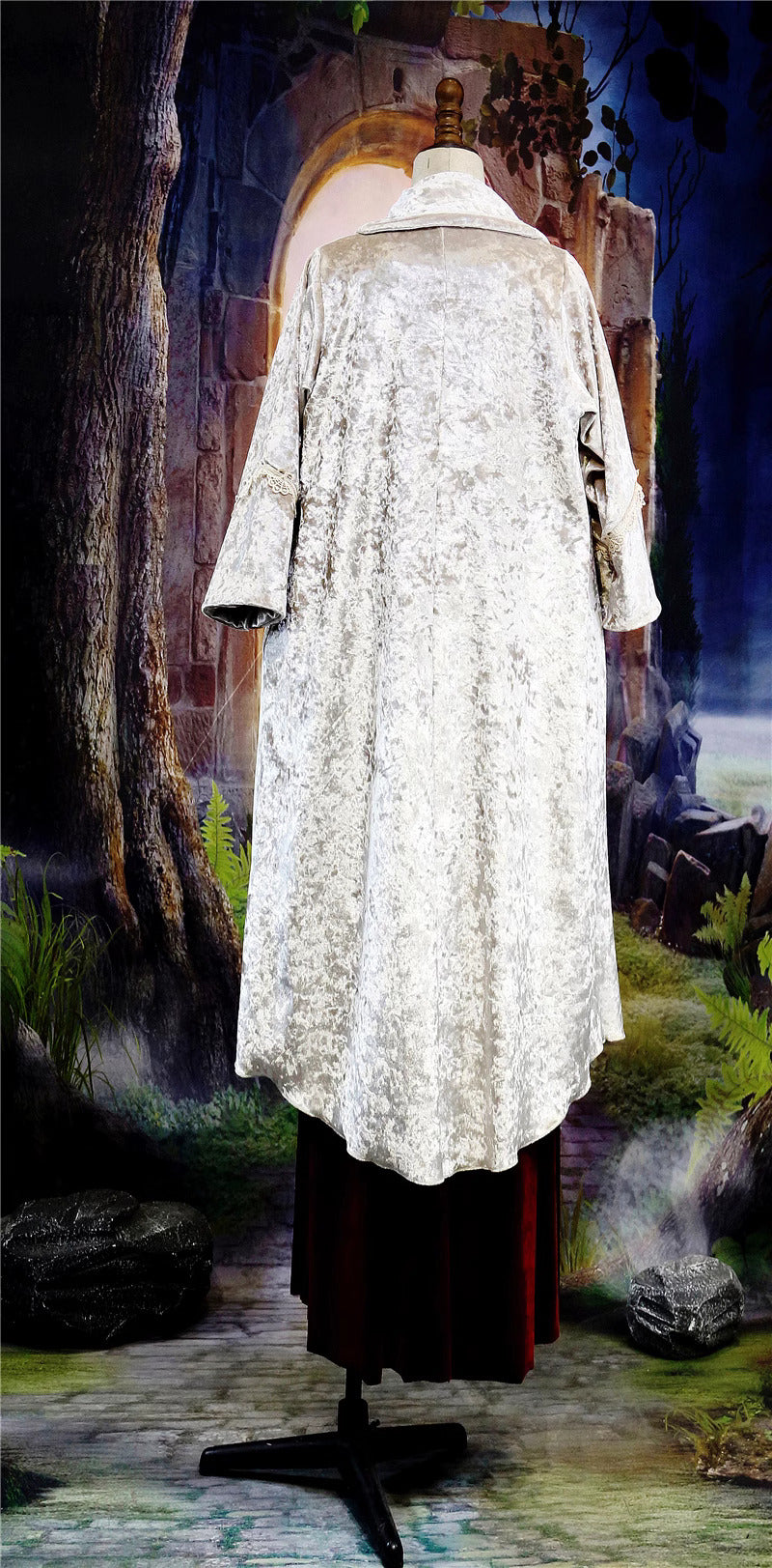 Royalcore Puff sleeves Vintage Velvet Coat