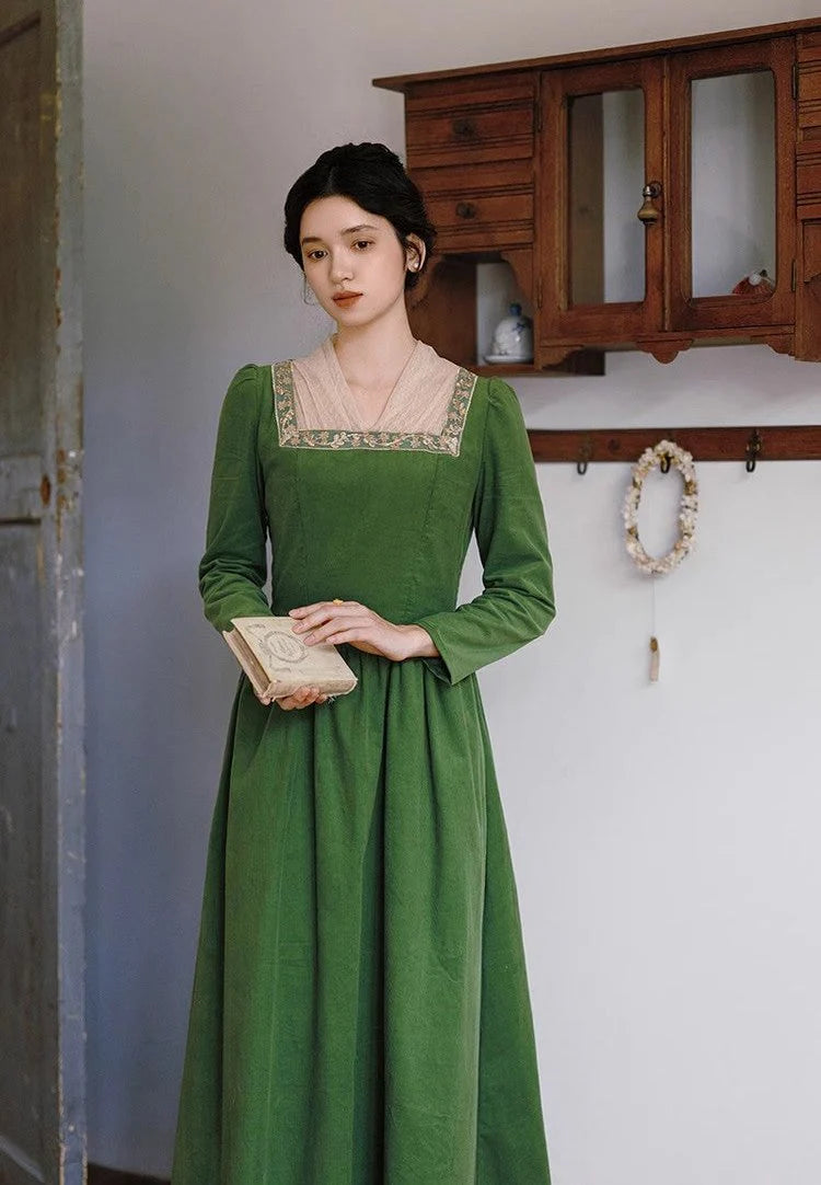 Royalcore Square Collar Dress