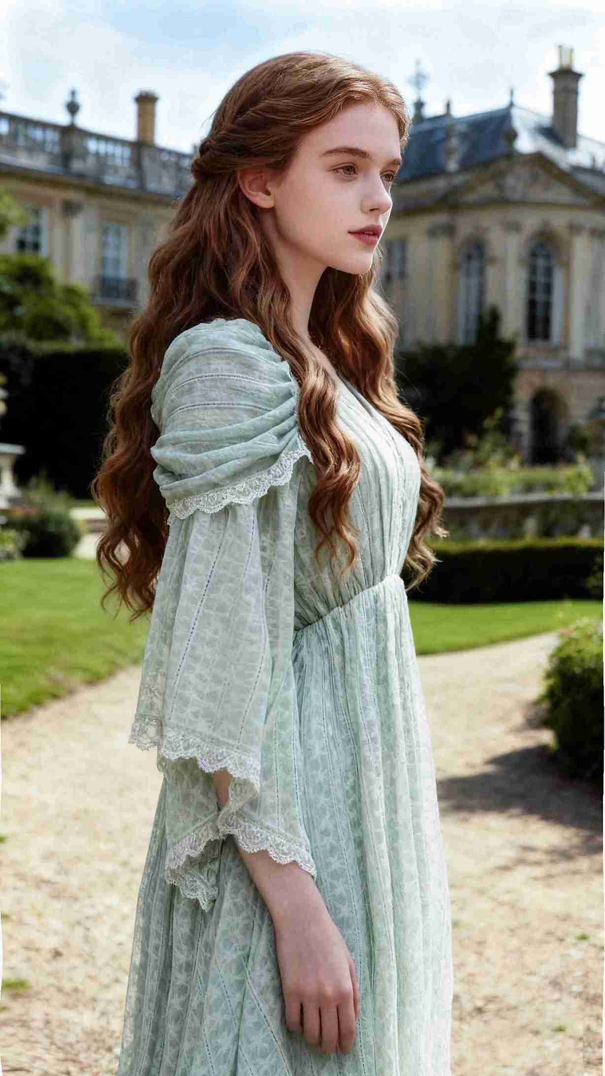 Fairycore V Neck Nymph Dress