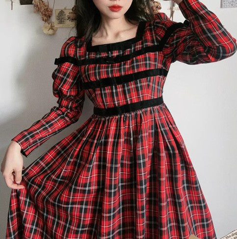 vintage dress cottagecore dress fairycore dress academia dress gothic dress lolita dress