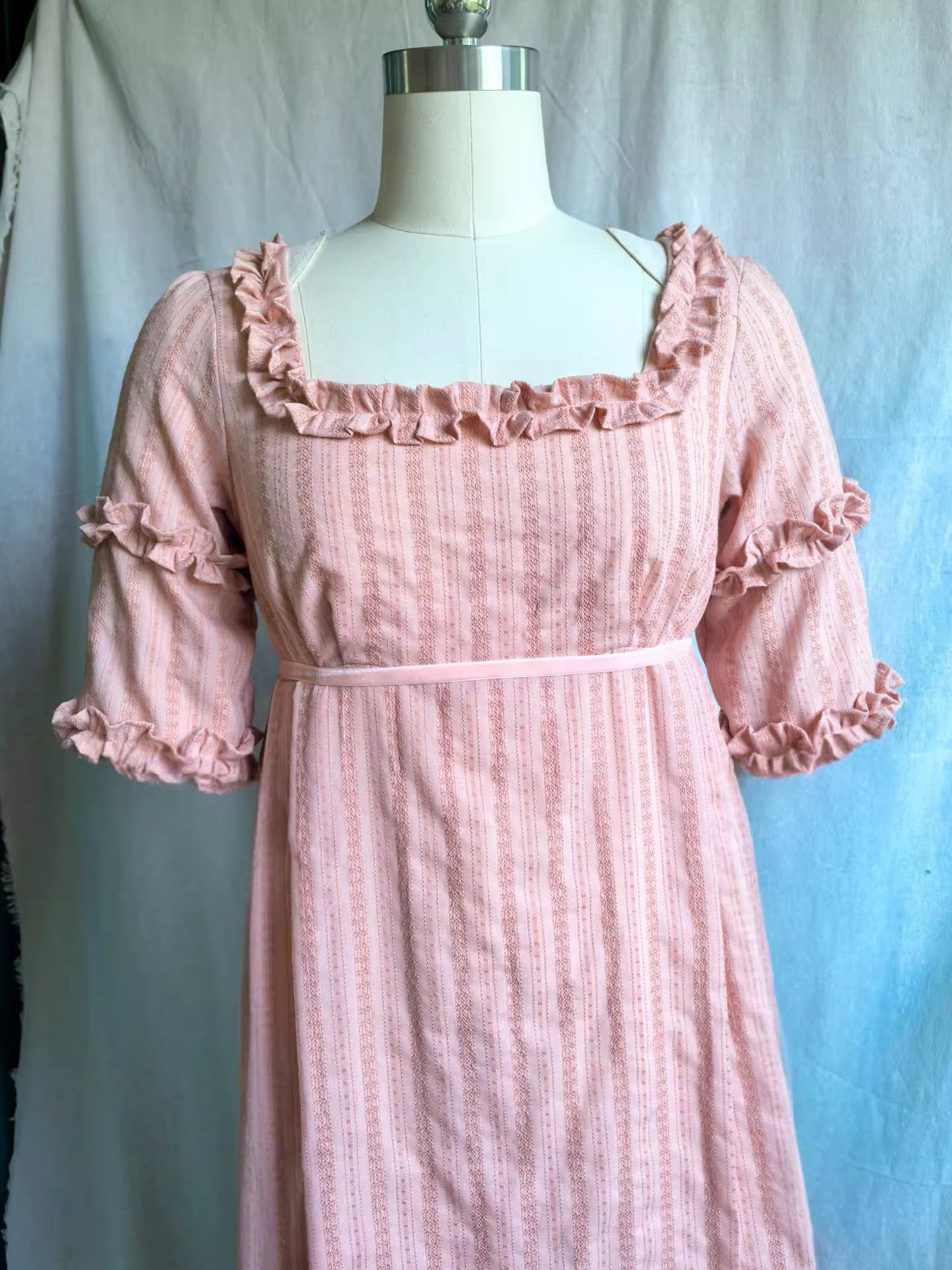 Custom Made Regency Reproduction Dress