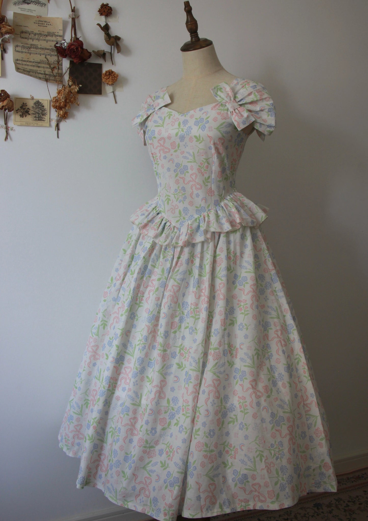 Laura Ashley Remake Vintage Floral Dress
