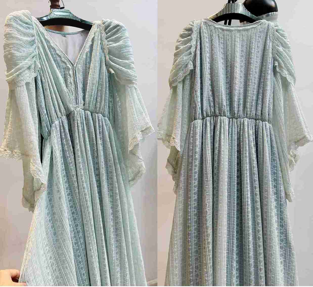 Fairycore V Neck Nymph Dress