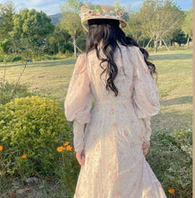 Load image into Gallery viewer, Gunne sax Replica 70s Floral Puff Sleeves Prairie Dress
