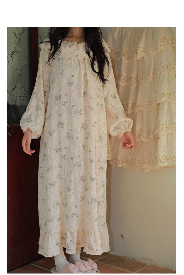 vintage dress vintage night gown lounge wear victorian edwardian dress