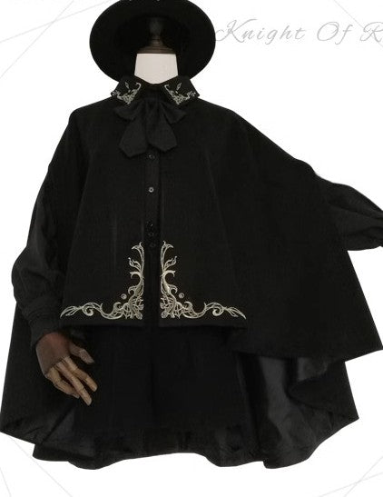 Retro Academia Embroidery Cape (2 colors)