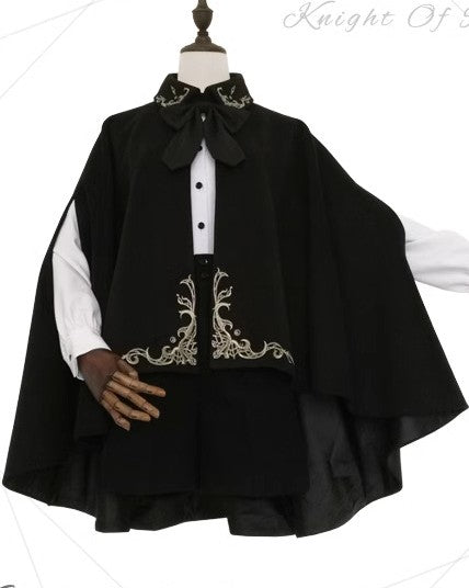 Retro Academia Embroidery Cape (2 colors)