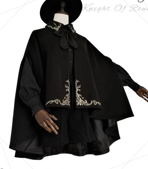 vintage coat women winter coat academia jacket cape vintage cape