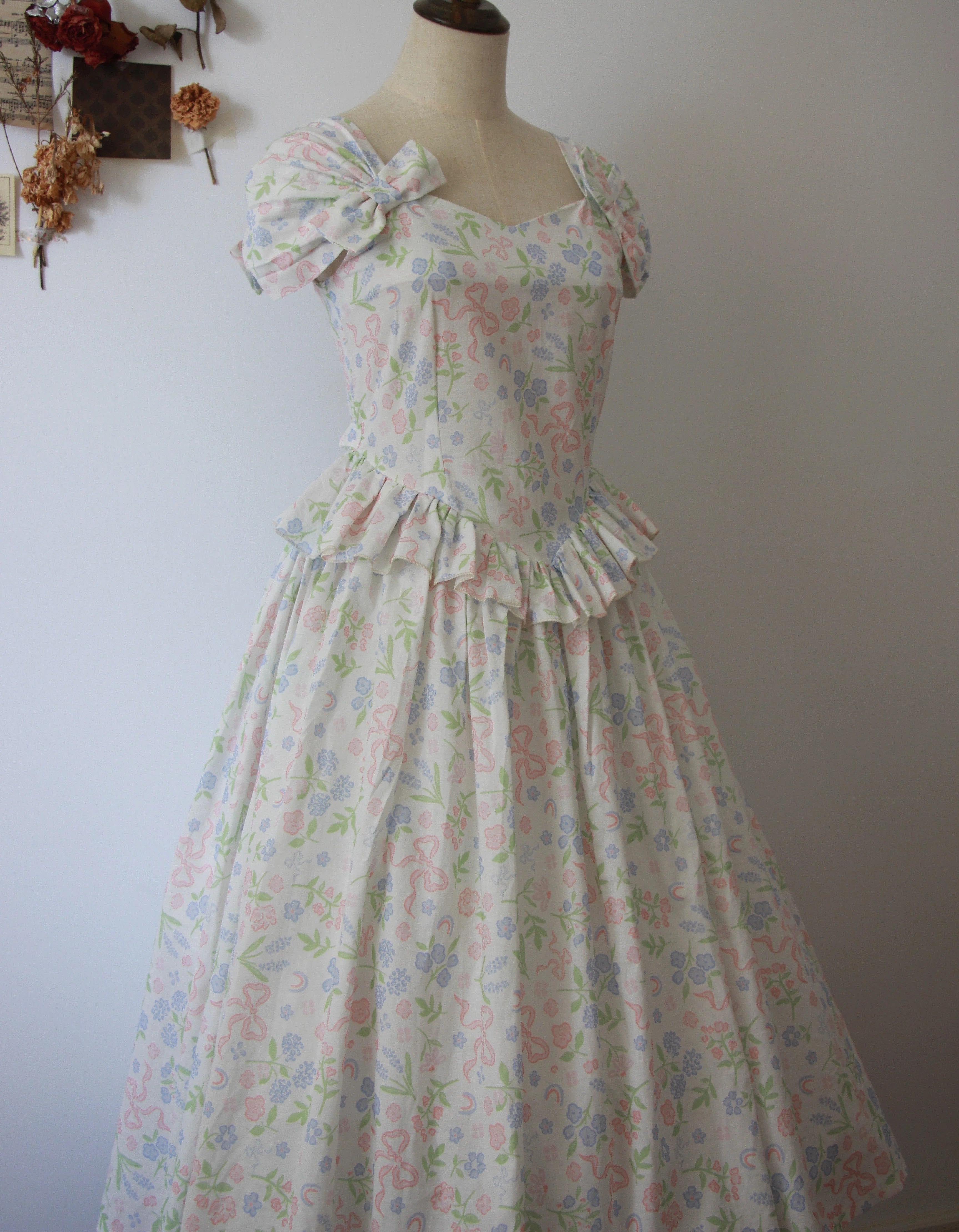 Laura Ashley Remake Vintage Floral Dress – Retro Fairy