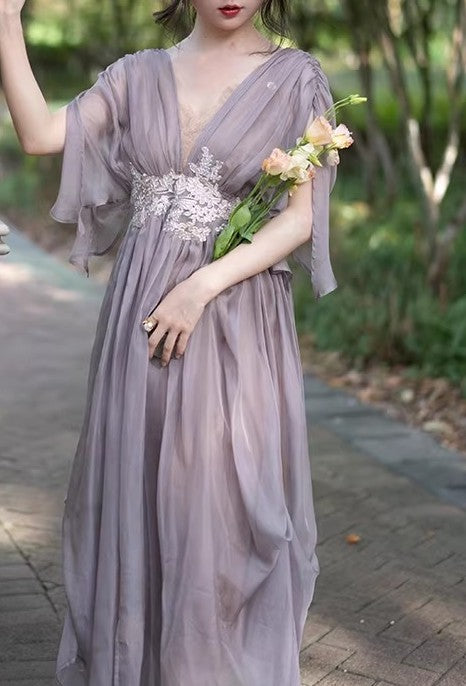 Downtown Abbey Inspired Fairycore Dress – Retro Fairy