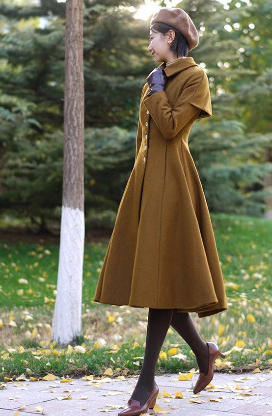 Retro 50s Elegant Cape Coat – Retro Fairy