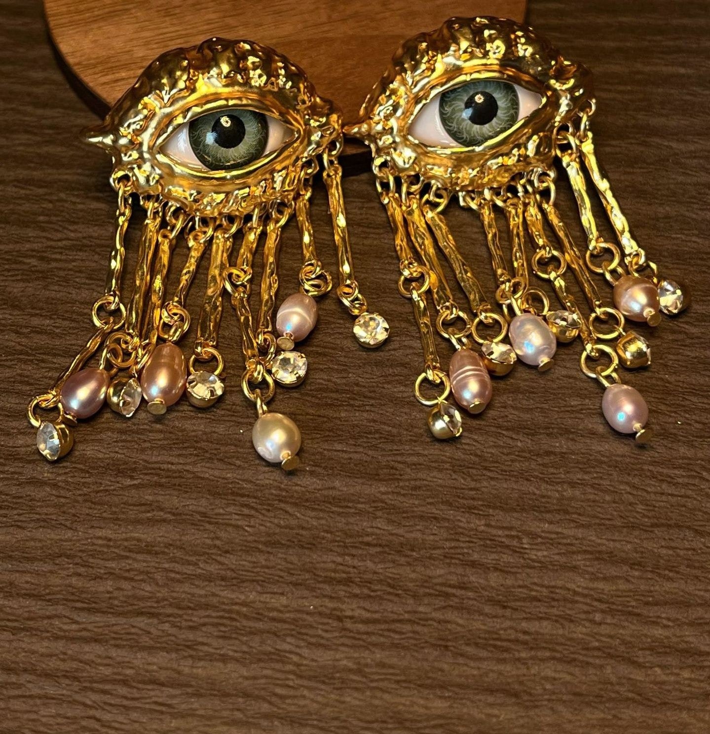 vintage gold earrings vintage jewelry