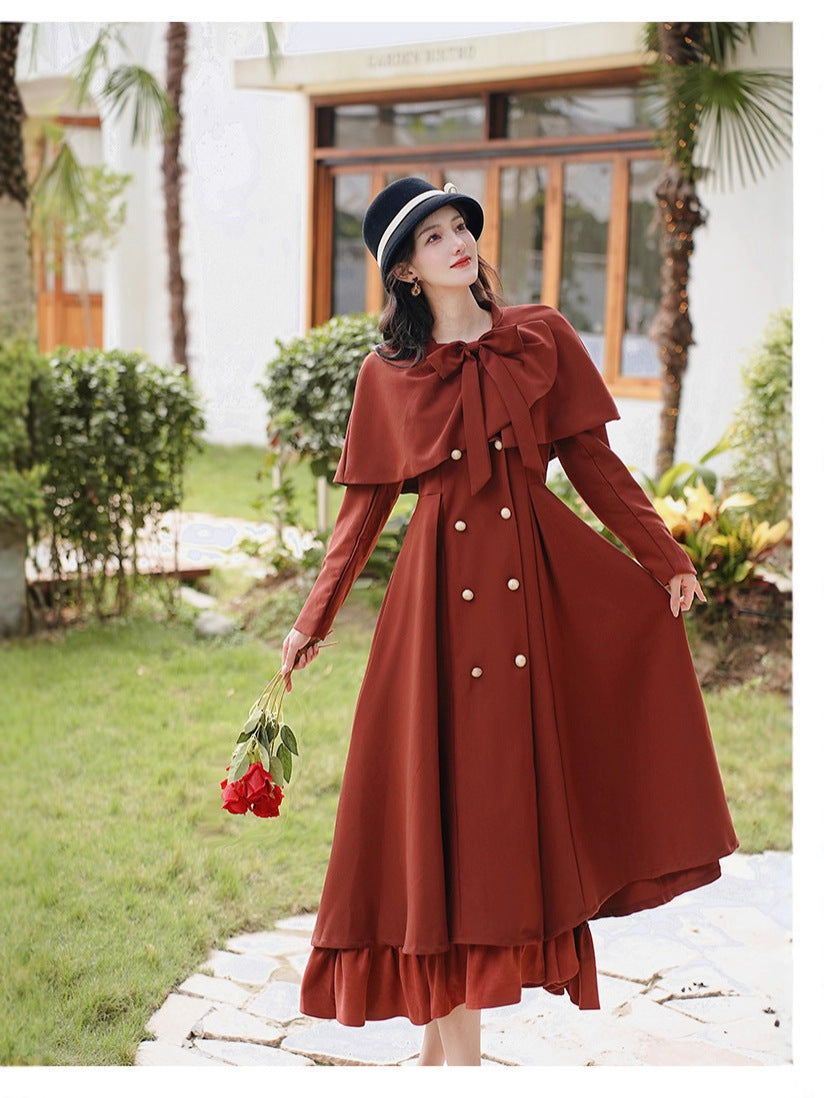 vintage dress vintage jacket trench french style trench coat