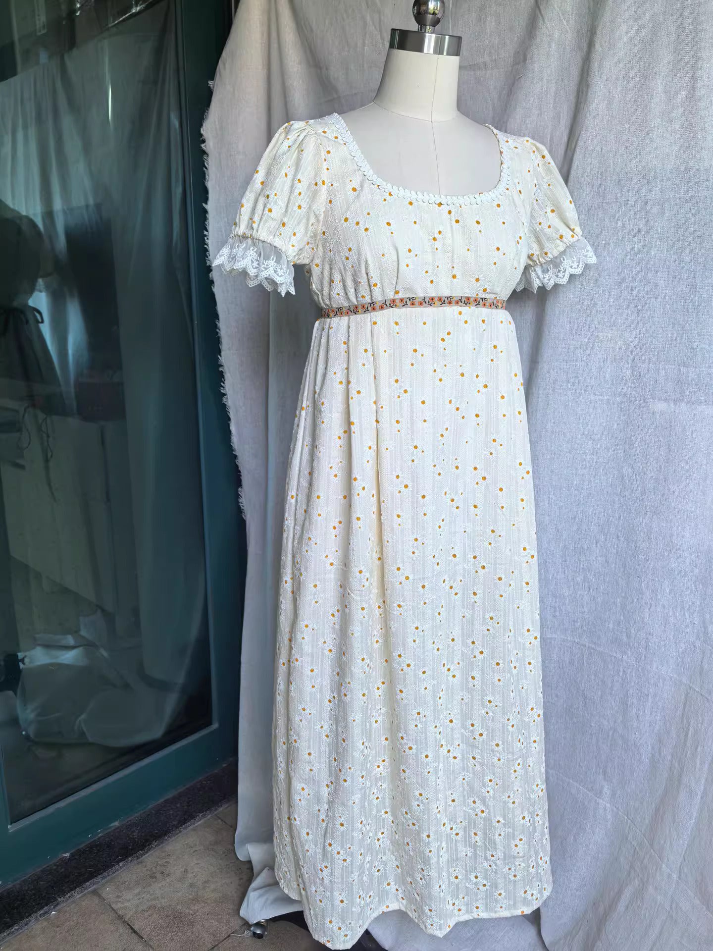 Custom Made Regency Reproduction Dress