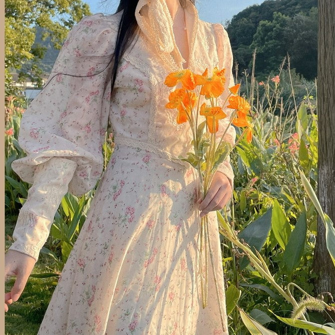 Gunne sax Replica 70s Floral Puff Sleeves Prairie Dress S I Retro Fairy Gunne sax Replica 70s Floral Puff Sleeves Prairie Dress S I Retro Fairy