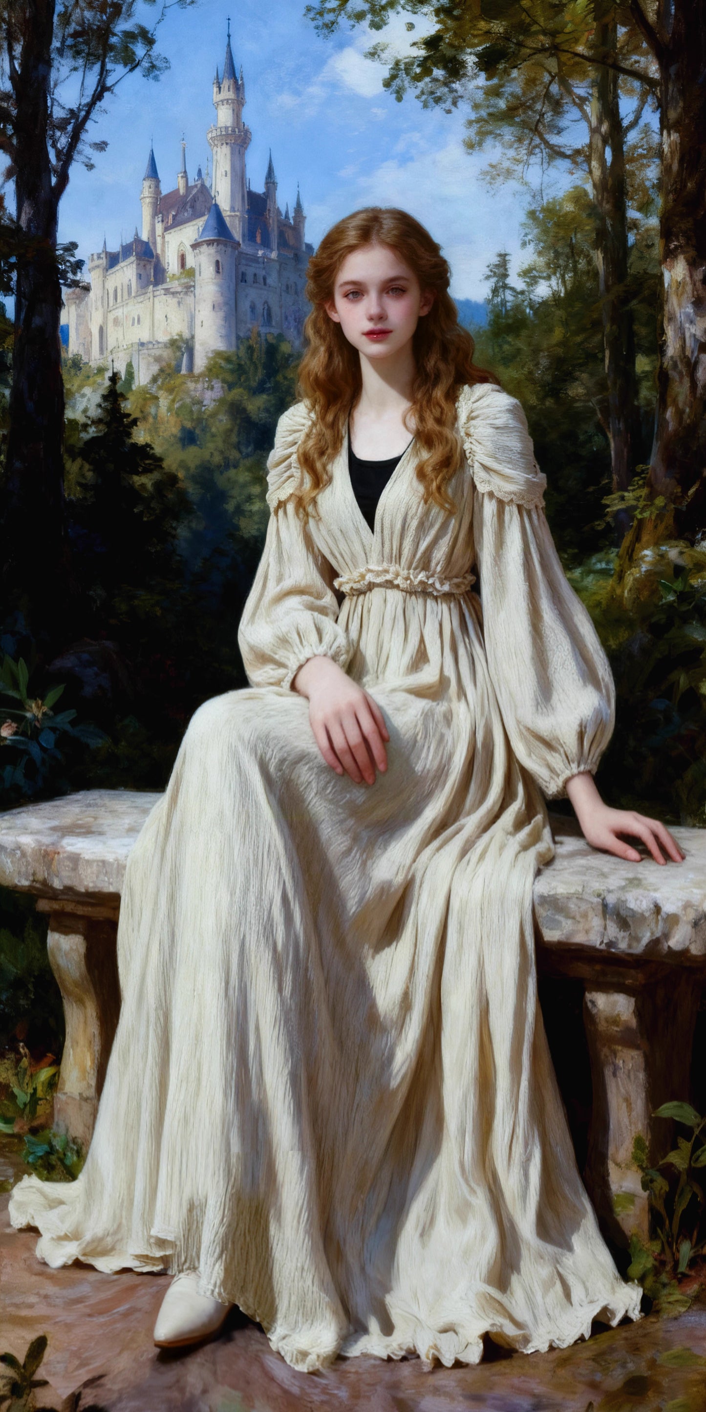 Royalcore V Neck Velvet Dress