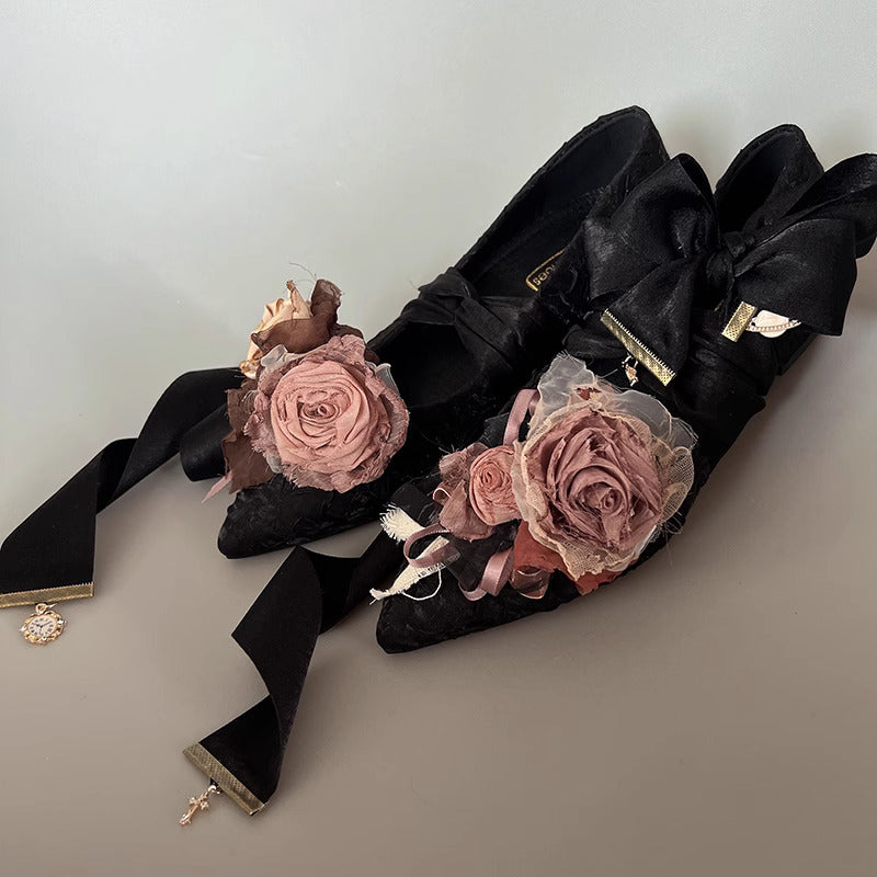 vintage heels vintage flats vintage shoes cottagecore shoes fairycore shoes