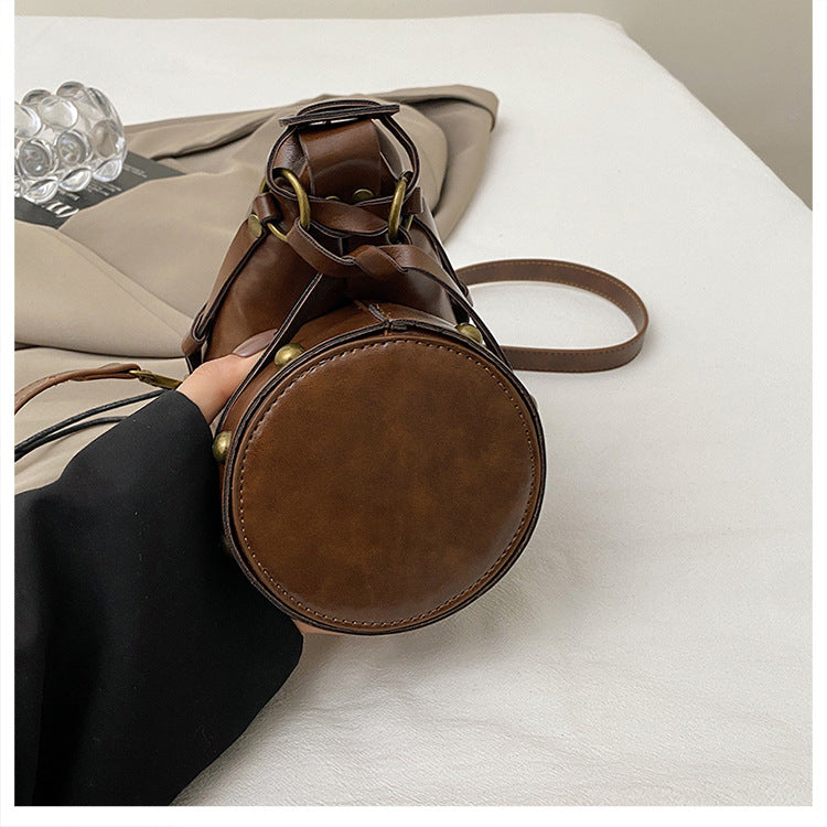 Medieval Roman-style horse-head bucket bag