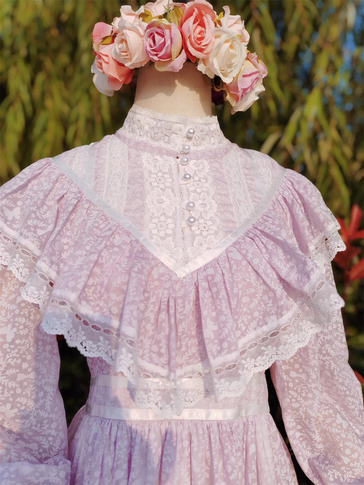 Gunne Sax Remake 70s Pastel Prairie Dress – Retro Fairy