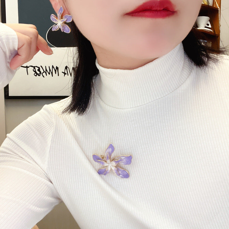 Cottagecore Rris Earrings & Brooch