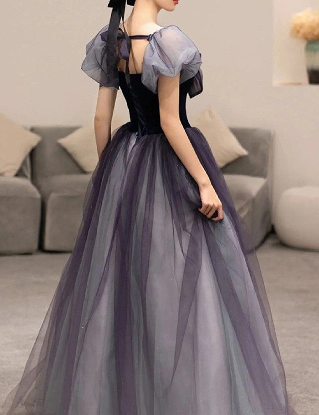 puffy princess dress Short Sleeves Yellow A-line Short Ohmollydress in bra cups Ever dreamed of becoming