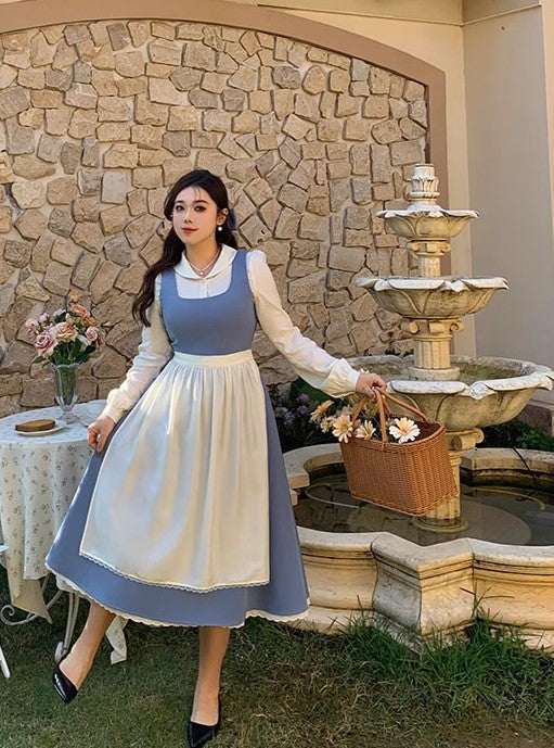 period drama dress vintage dress retro dress disney princess dress princess coquette dress 