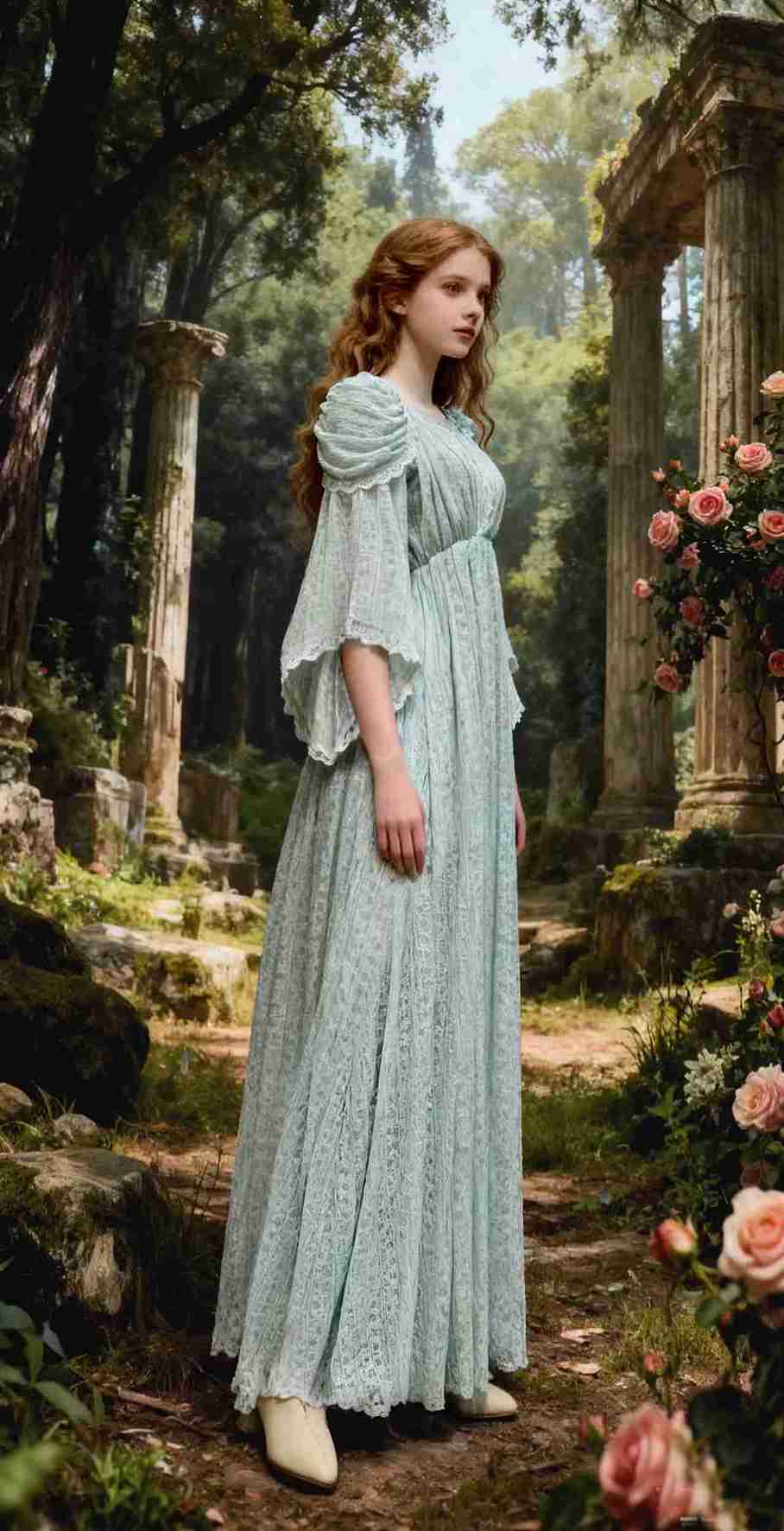 Fairycore V Neck Nymph Dress