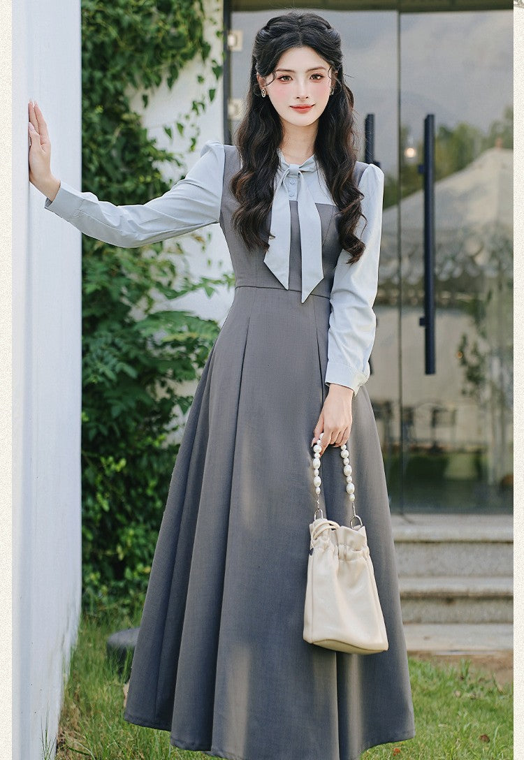 vintage dress retro dress 30s 50s dress retro fashion hepburn dress academia dress french style dress