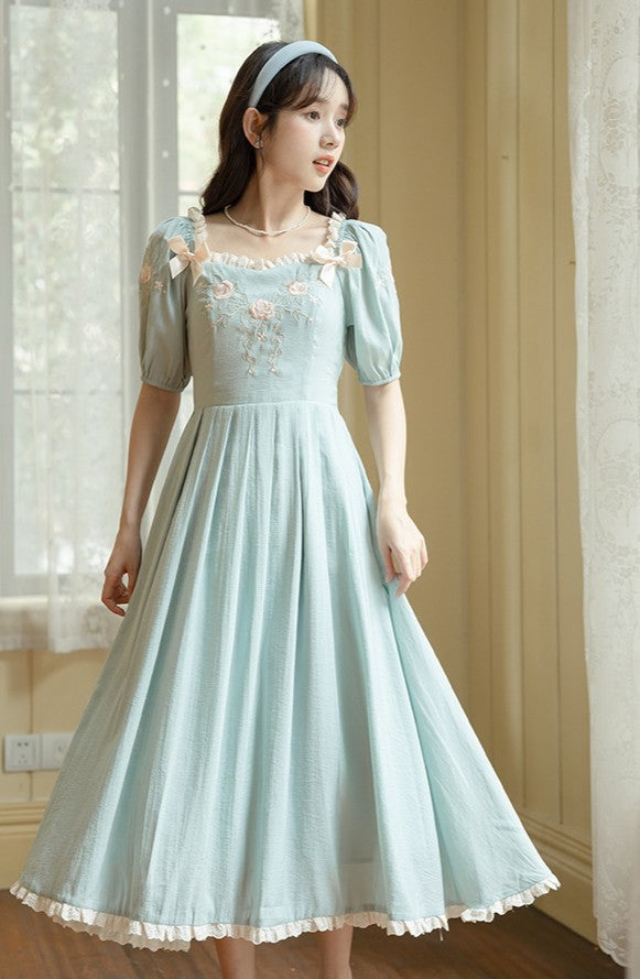 VINTAGE DRESS coquette dress fairycore cottagecore dress princess dress