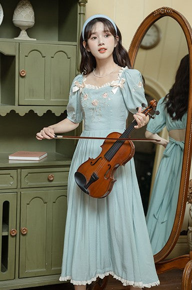 VINTAGE DRESS coquette dress fairycore cottagecore dress princess dress
